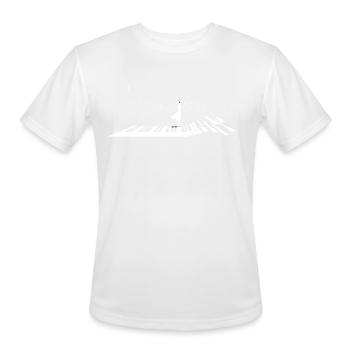 Girl Piano Piano - Men's Moisture Wicking Performance T-Shirt - white - Front - Jackson (183cm)