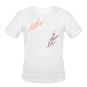 wedding - Men's Moisture Wicking Performance T-Shirt - white - Front - Jackson (183cm)