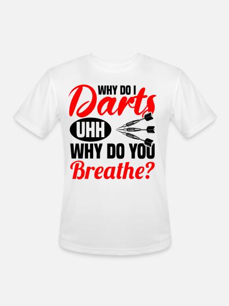 Darts Dart Player - Men's Moisture Wicking Performance T-Shirt - white