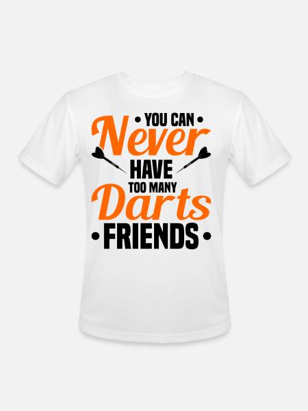 Darts Dart Player - Men's Moisture Wicking Performance T-Shirt - white