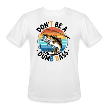 Sunset Bass Fishing Adventure - Men's Moisture Wicking Performance T-Shirt - white - Front - Jackson (183cm)