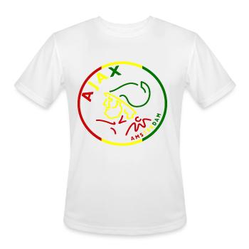 ajax amsterdam - Men's Moisture Wicking Performance T-Shirt - white - Front - Jackson (183cm)