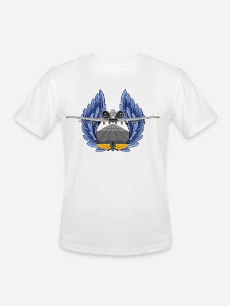 A-10 Thunderbolt - Men's Moisture Wicking Performance T-Shirt - white