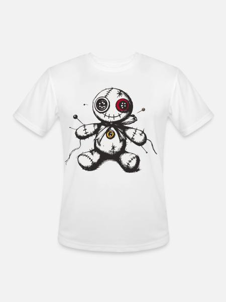 Voodoo doll - Men's Moisture Wicking Performance T-Shirt - white