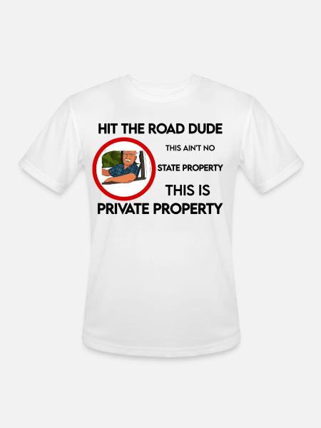 lock em up - Men's Moisture Wicking Performance T-Shirt - white