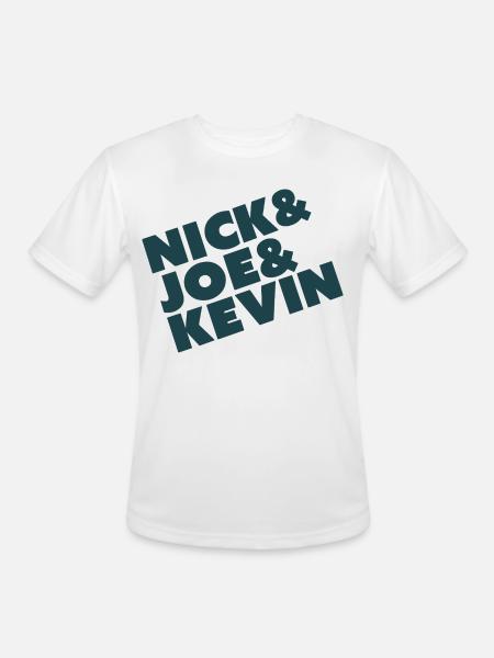 Nick & Joe & Kevin - Men's Moisture Wicking Performance T-Shirt - white
