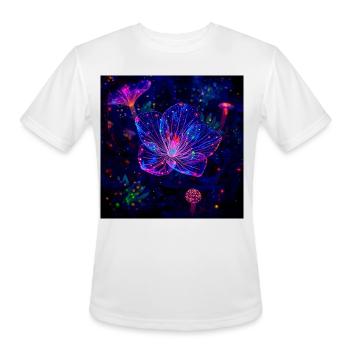 Grotto Glow - Men's Moisture Wicking Performance T-Shirt - white - Front - Jackson (183cm)