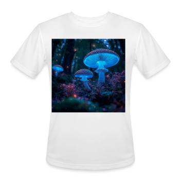 NightCap - Men's Moisture Wicking Performance T-Shirt - white - Front - Jackson (183cm)