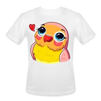  Bird-of-Paradise  - Men's Moisture Wicking Performance T-Shirt - white - Front - Jackson (183cm)