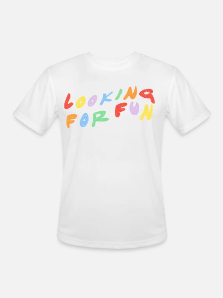 Looking for Fun - Men's Moisture Wicking Performance T-Shirt - white
