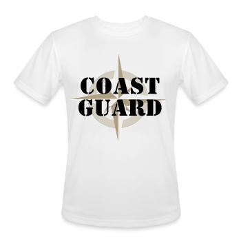 Maritime Flag Compass Emblem - Men's Moisture Wicking Performance T-Shirt - white - Front - Jackson (183cm)