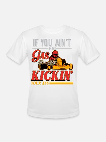 Go Kart - Men's Moisture Wicking Performance T-Shirt - white