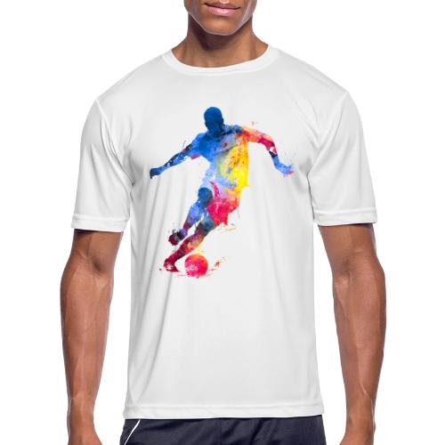 Soccer: Splash Kick - Men's Moisture Wicking Performance T-Shirt