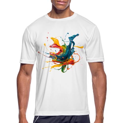 Chromatic Flow - Men's Moisture Wicking Performance T-Shirt