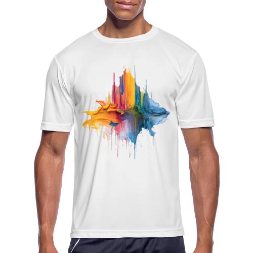 Impasto Spectrum - Men's Moisture Wicking Performance T-Shirt