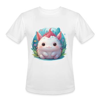 Your Comfy Companion Through Life - Men's Moisture Wicking Performance T-Shirt - white - Front - Jackson (183cm)