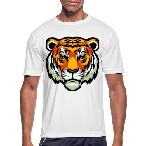 Tiger Fashion Feline Animal, Tiger Willing Success - Men's Moisture Wicking Performance T-Shirt