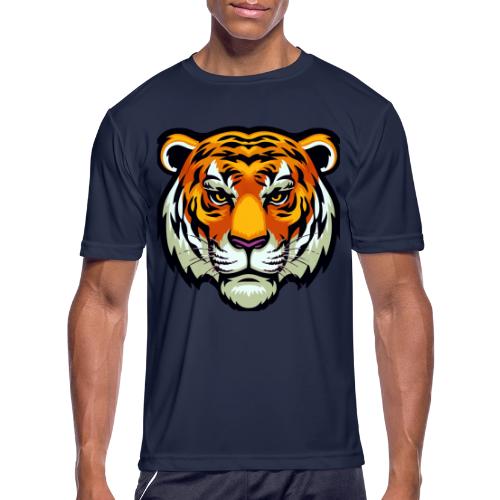 Tiger Fashion Feline Animal, Tiger Willing Success - Men's Moisture Wicking Performance T-Shirt