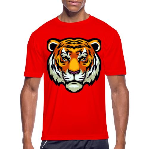 Tiger Fashion Feline Animal, Tiger Willing Success - Men's Moisture Wicking Performance T-Shirt