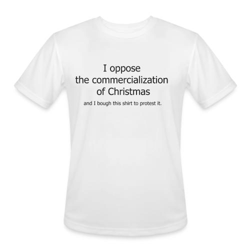 Christmas Commercialization Ladies T - Men's Moisture Wicking Performance T-Shirt