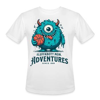 Art Illustration monster - Men's Moisture Wicking Performance T-Shirt - white - Front - Jackson (183cm)