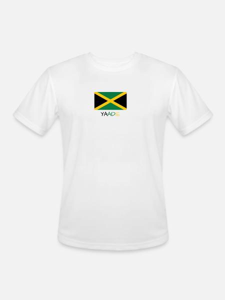 yaadie - Men's Moisture Wicking Performance T-Shirt - white