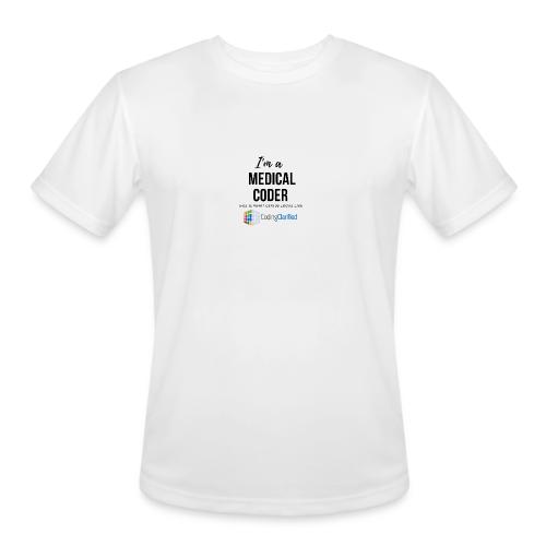 Medical Coder This is What Genius Looks Like - Men's Moisture Wicking Performance T-Shirt