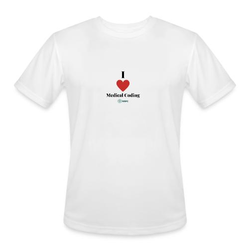 I Love Medical Coding Merchandise AAPC - Men's Moisture Wicking Performance T-Shirt