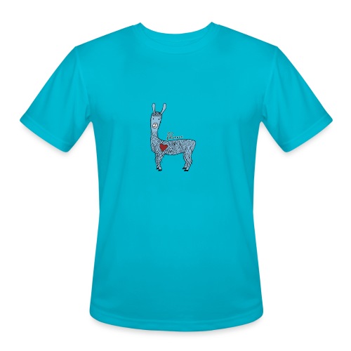 Cute llama - Men's Moisture Wicking Performance T-Shirt
