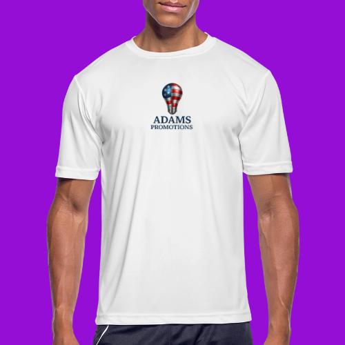 Adams promotions American flag metallic light bulb - Men's Moisture Wicking Performance T-Shirt