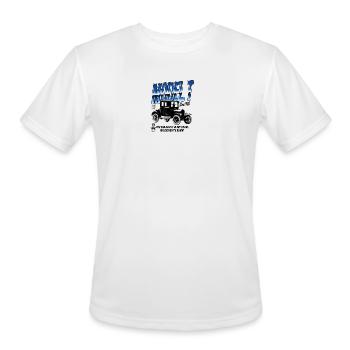 Ford Model - Men's Moisture Wicking Performance T-Shirt - white - Front - Jackson (183cm)