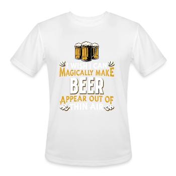 Beer - Men's Moisture Wicking Performance T-Shirt - white - Front - Jackson (183cm)