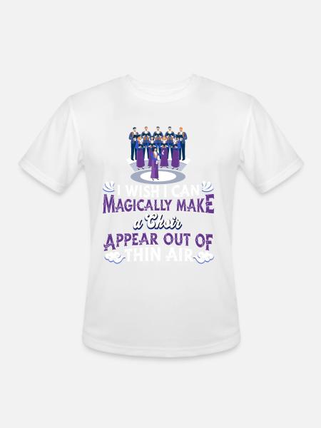 Choir Singing - Men's Moisture Wicking Performance T-Shirt - white