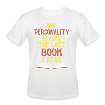 Book for book lover read books or romance fantasy - Men's Moisture Wicking Performance T-Shirt - white - Front - Jackson (183cm)