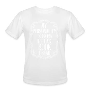 Read a book day Book for book lover read books - Men's Moisture Wicking Performance T-Shirt - white - Front - Jackson (183cm)