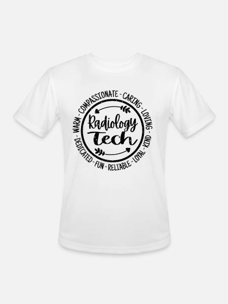Radiology Tech - Men's Moisture Wicking Performance T-Shirt - white