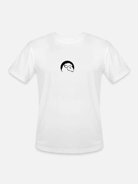 Lamb - Men's Moisture Wicking Performance T-Shirt - white