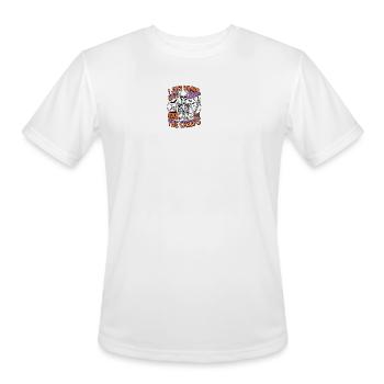 Creepy Skeleton Halloween Vibes - Men's Moisture Wicking Performance T-Shirt - white - Front - Jackson (183cm)