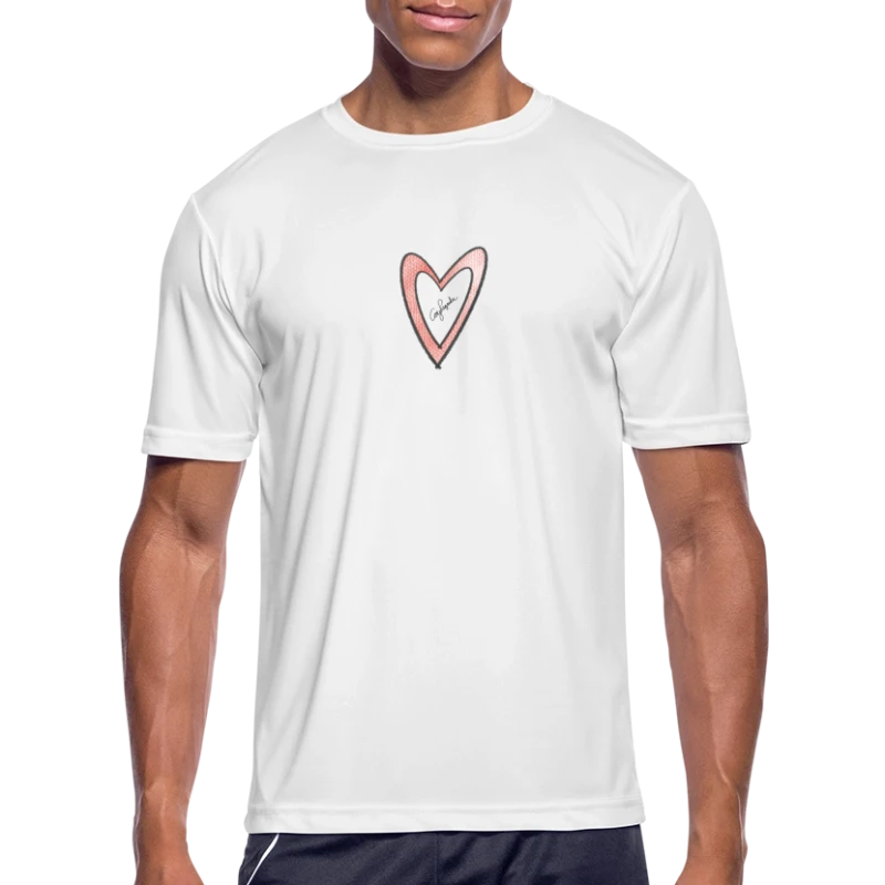 Heart Symbol | Cory Legendre Signature Collection - Men's Moisture Wicking Performance T-Shirt