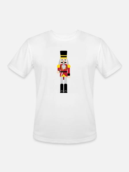 Christmas Nutcracker - Men's Moisture Wicking Performance T-Shirt - white