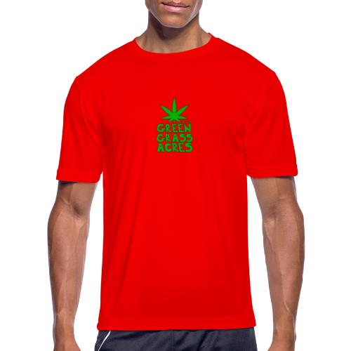 GreenGrassAcres Logo - Men's Moisture Wicking Performance T-Shirt