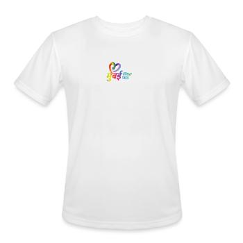 Mumbai Queer Pride - Men's Moisture Wicking Performance T-Shirt - white - Front - Jackson (183cm)
