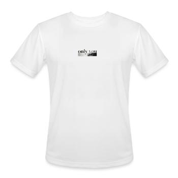 Only You Mono Landscape - Men's Moisture Wicking Performance T-Shirt - white - Front - Jackson (183cm)