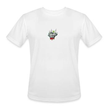 The Smoke Box - Men's Moisture Wicking Performance T-Shirt - white - Front - Jackson (183cm)