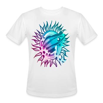Psychedelic toad of the Sonoran desert - Men's Moisture Wicking Performance T-Shirt - white - Front - Jackson (183cm)