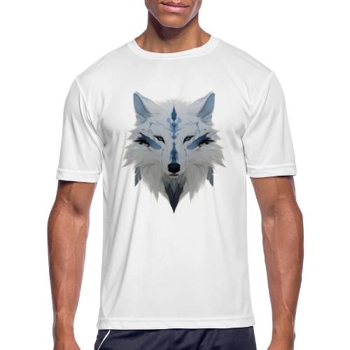 Ivory Grace Wolf - Men's Moisture Wicking Performance T-Shirt