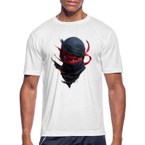 Crimson Stare Ninja - Men's Moisture Wicking Performance T-Shirt