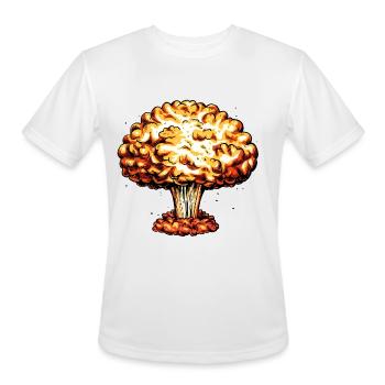 A Bomb - Atombombe - Men's Moisture Wicking Performance T-Shirt - white - Front - Jackson (183cm)
