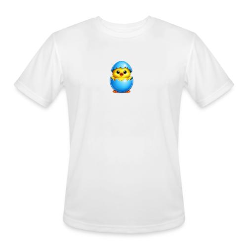Easter Chick Blue - Men's Moisture Wicking Performance T-Shirt