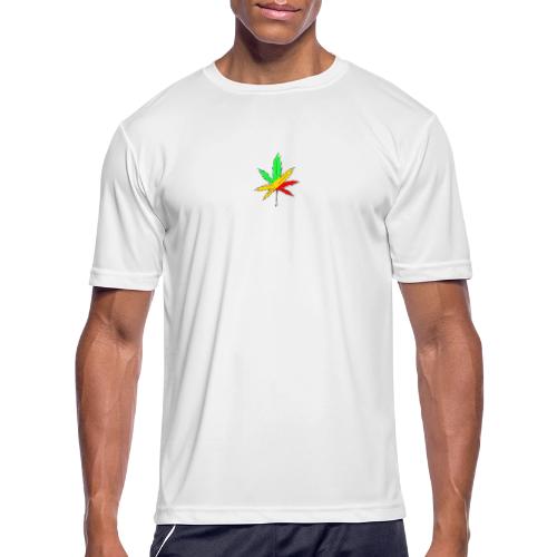 Rasta leaf - Men's Moisture Wicking Performance T-Shirt